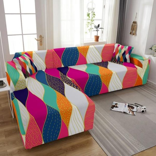 housse de canape d'angle elegante