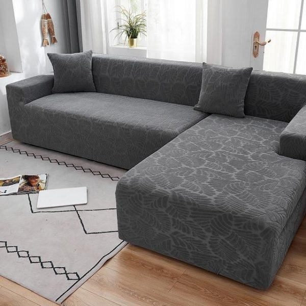 housse de canapé en velours floral