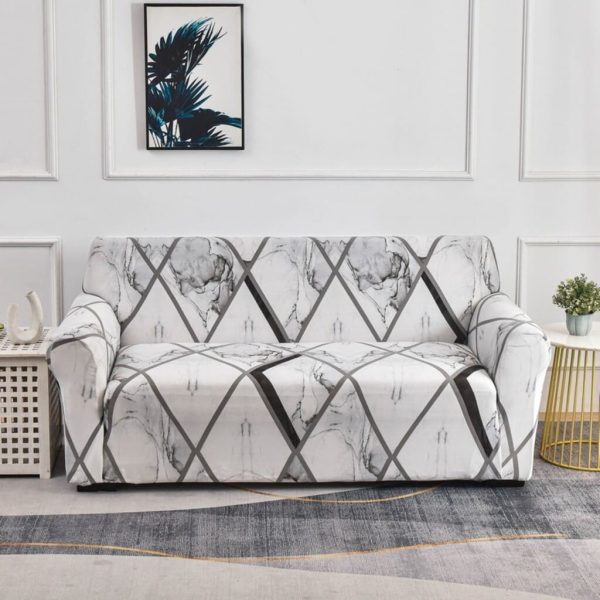 housse de canapé marbre