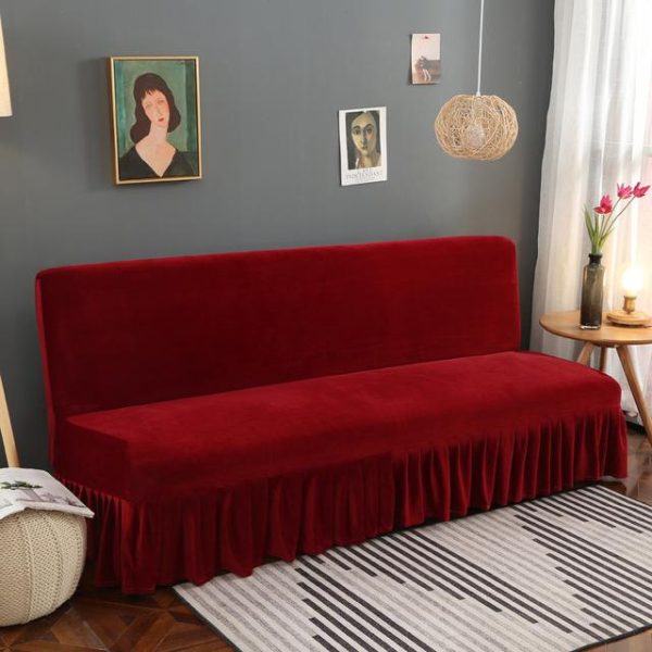housse canapé velours bordeaux