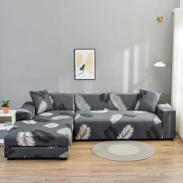 Housse de canapé d'angle extensible