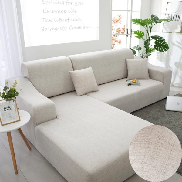 housse ivory canapé d'angle