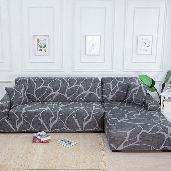 housse de canapé d'angle chic et moderne