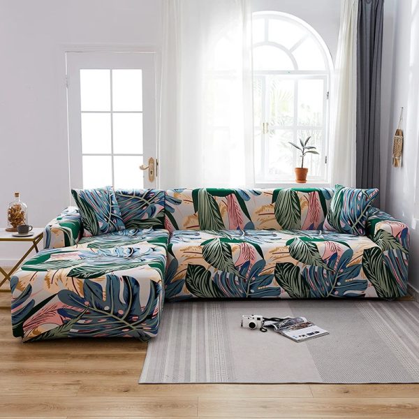 housse de canapé d'angle élégante