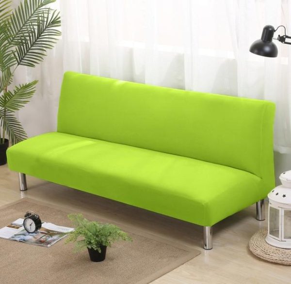 housse canape clic clac vert anis
