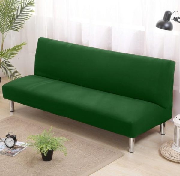 housse de canapé clic clac vert