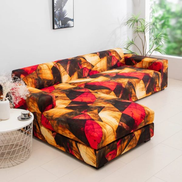 housse de canapé d'angle confortable