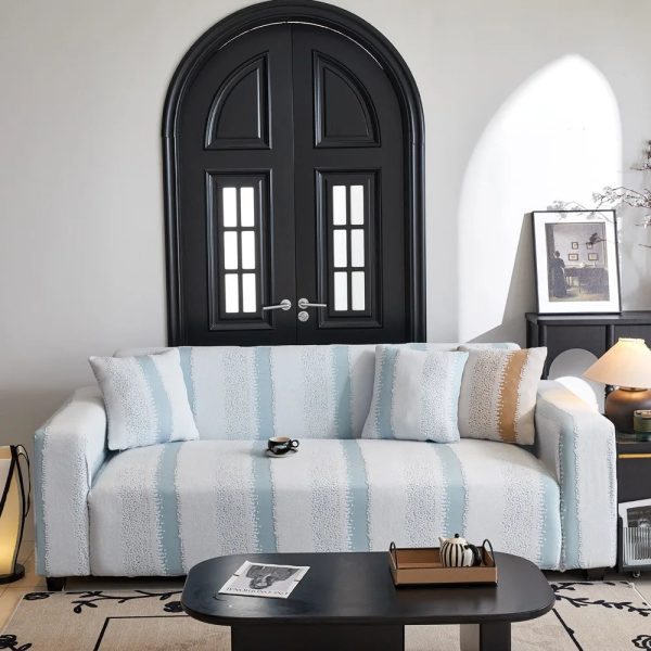 Housse De Canapé Solven bleu ciel