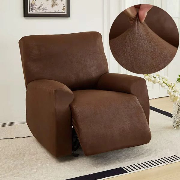 housse de fauteuil relax marron