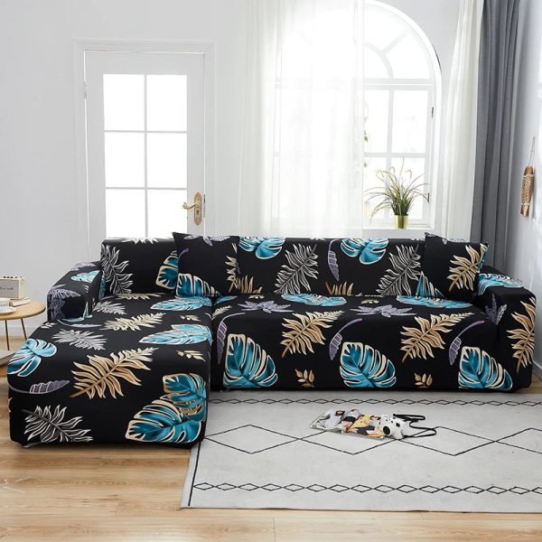 housse de canapé d'angle élégante