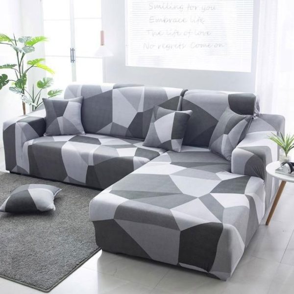 Housse de Canapé d'Angle Extensible Dana