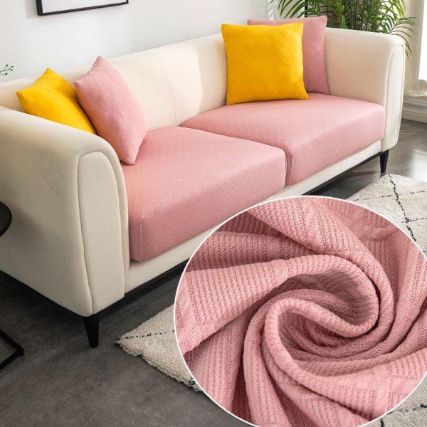 housse coussin canapé rose
