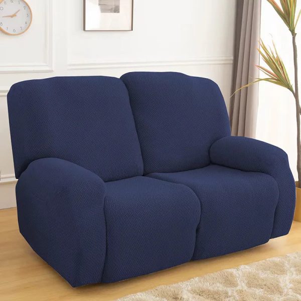 housse fauteuil relax bleu marine
