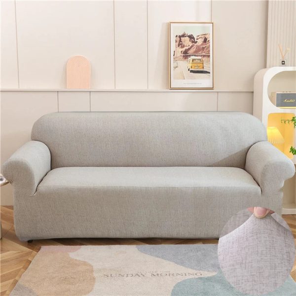 Housse de Canapé Extensible Sanna Gris Clair