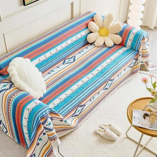 Jeté de Canapé Fayna sur canapé