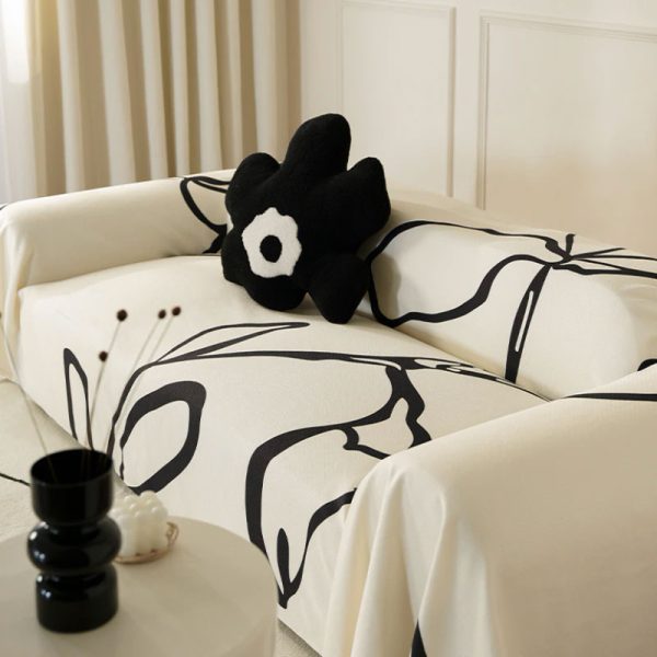 jeté de canapé luxe