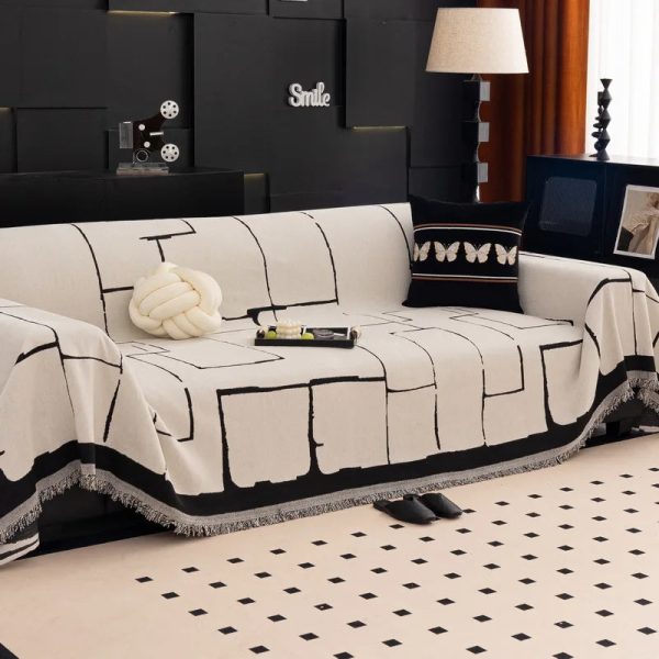 joli jeté de canapé Linova