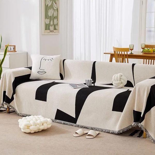 jeté de canapé élégant